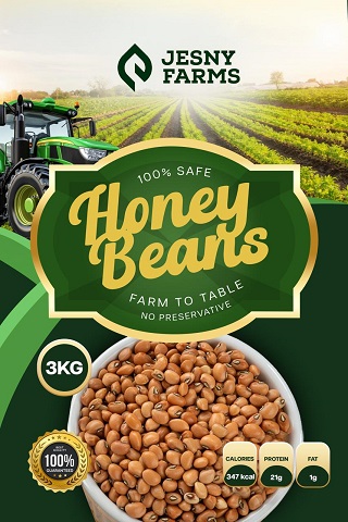 Jesny Farms Honey Beans 3kg pack
