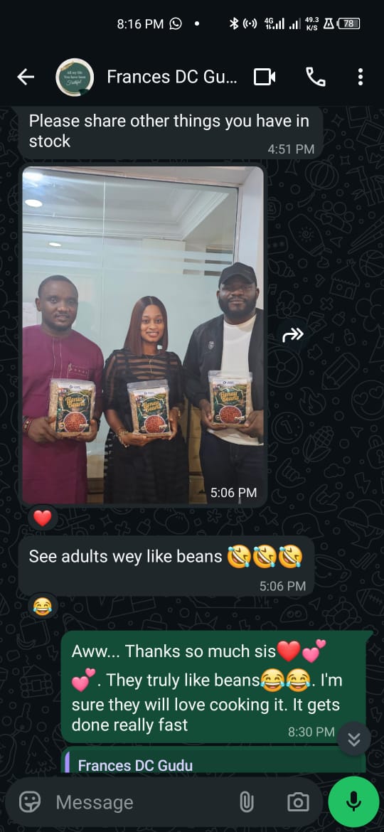 WhatsApp testimonial 1